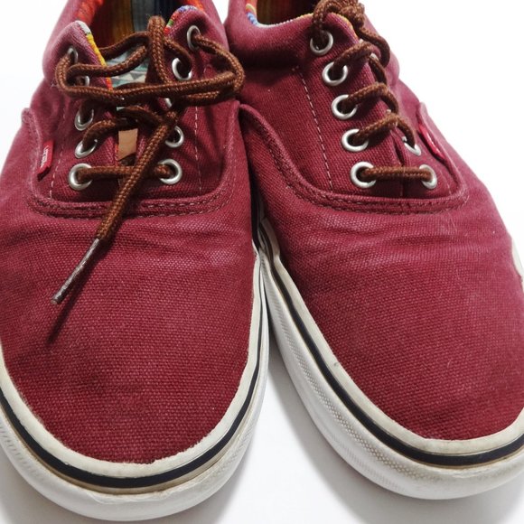 VANS Red Boat Shoes Size 10 - Picture 6 of 16